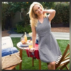 Draper James Love Circle gingham dress